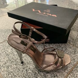 Nina Pewter Heels